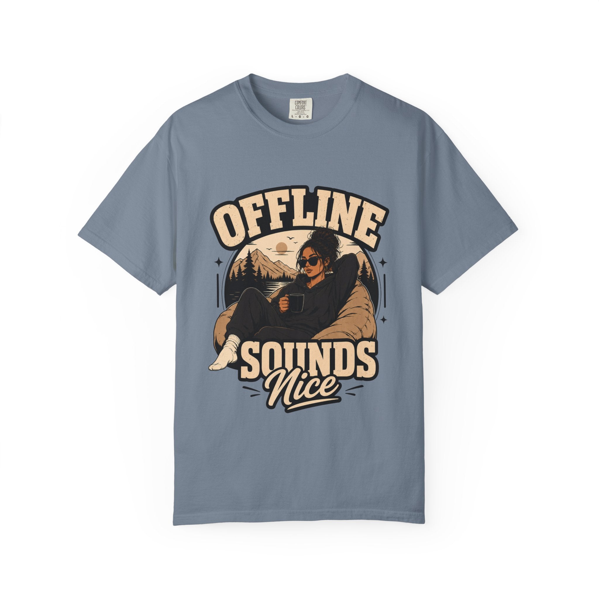 Offline Sounds Nice T-Shirt — Cozy Outdoor Graphic Tee