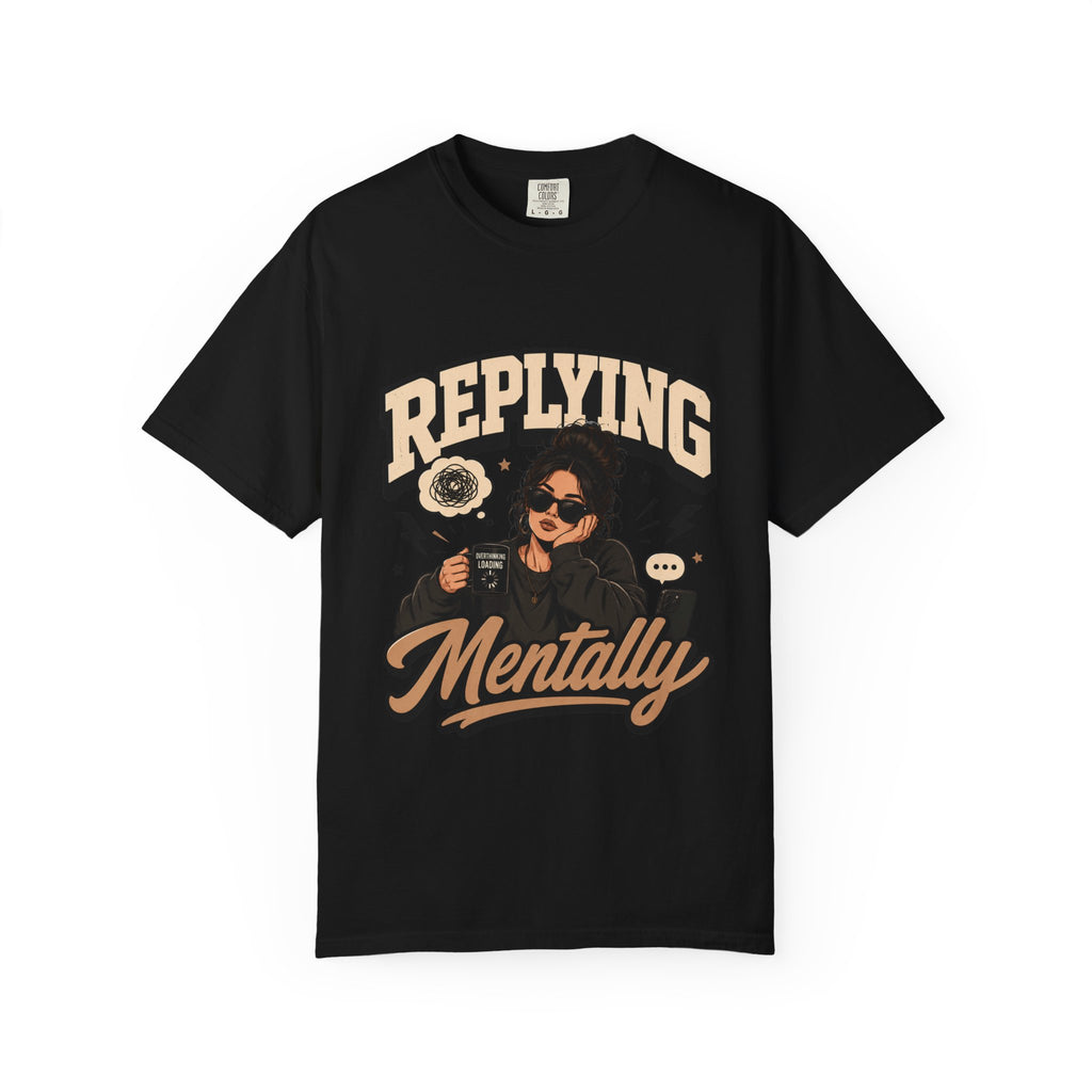 Replying Mentally T-Shirt — Introvert Humor Graphic Tee