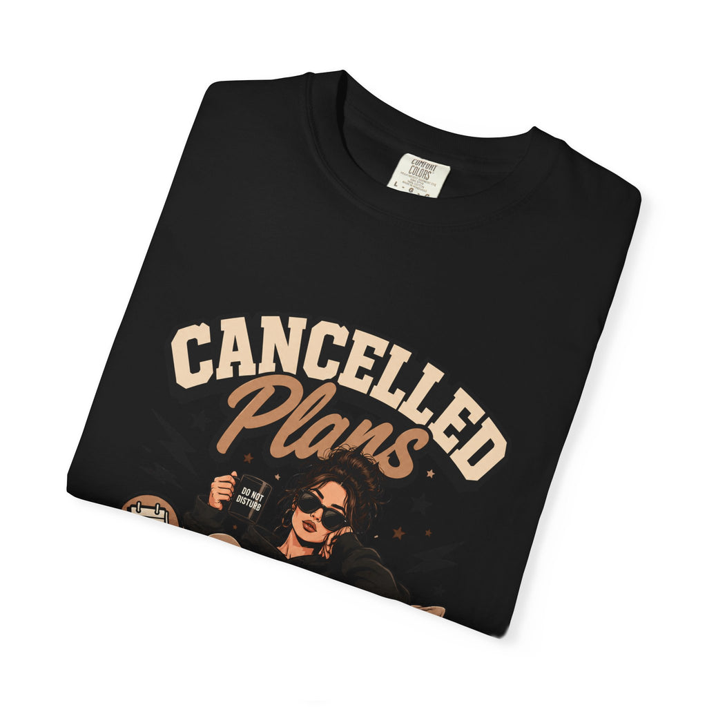 Cancelled Plans Club T-Shirt — Cozy Introvert Graphic Tee