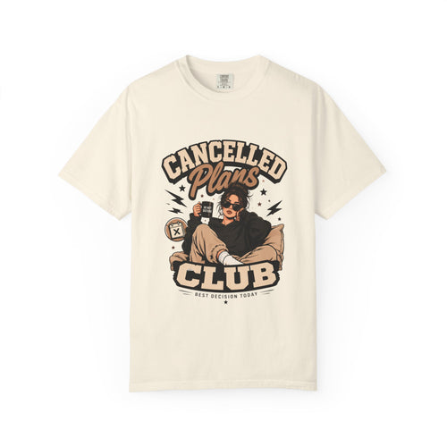 Cancelled Plans Club T-Shirt — Cozy Introvert Graphic Tee