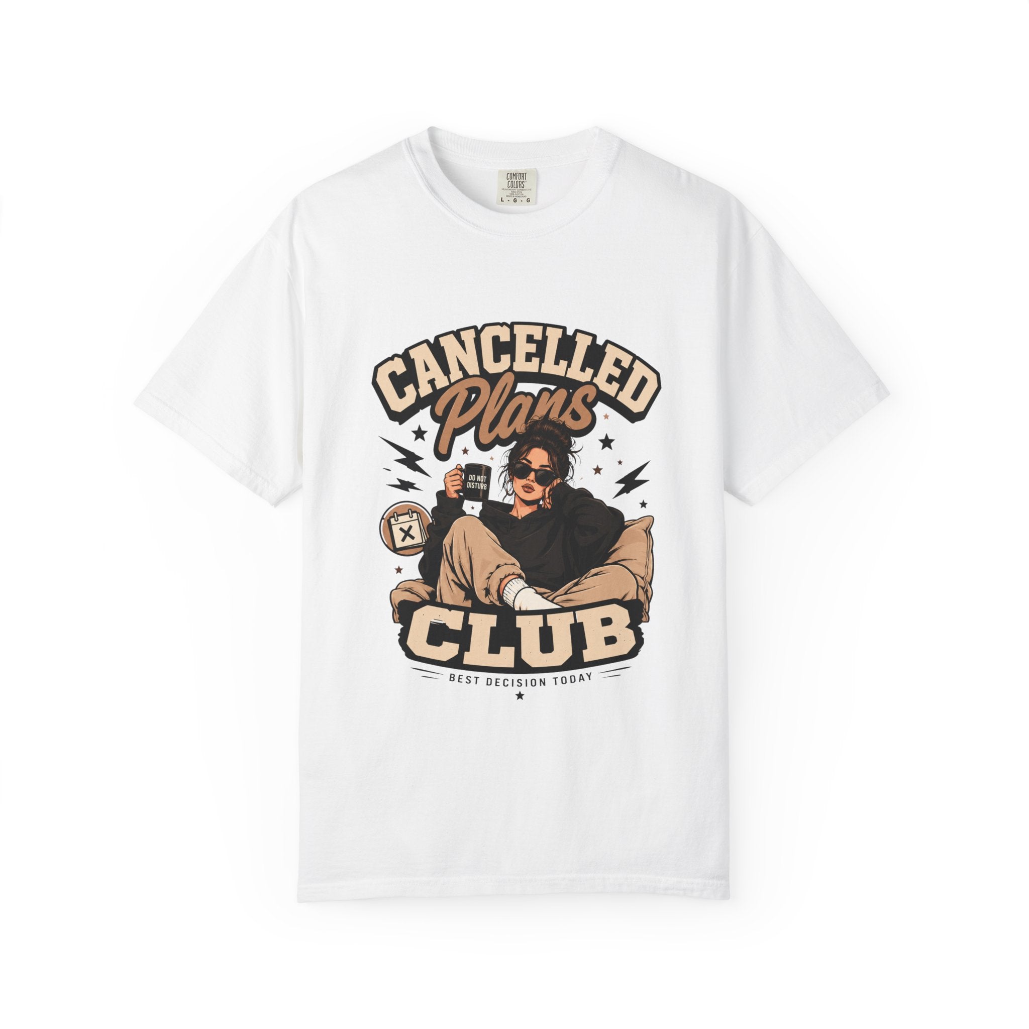 Cancelled Plans Club T-Shirt — Cozy Introvert Graphic Tee