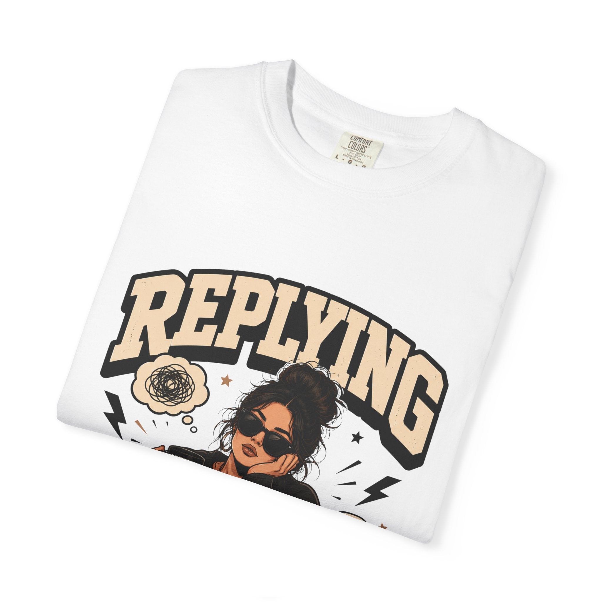 Replying Mentally T-Shirt — Introvert Humor Graphic Tee
