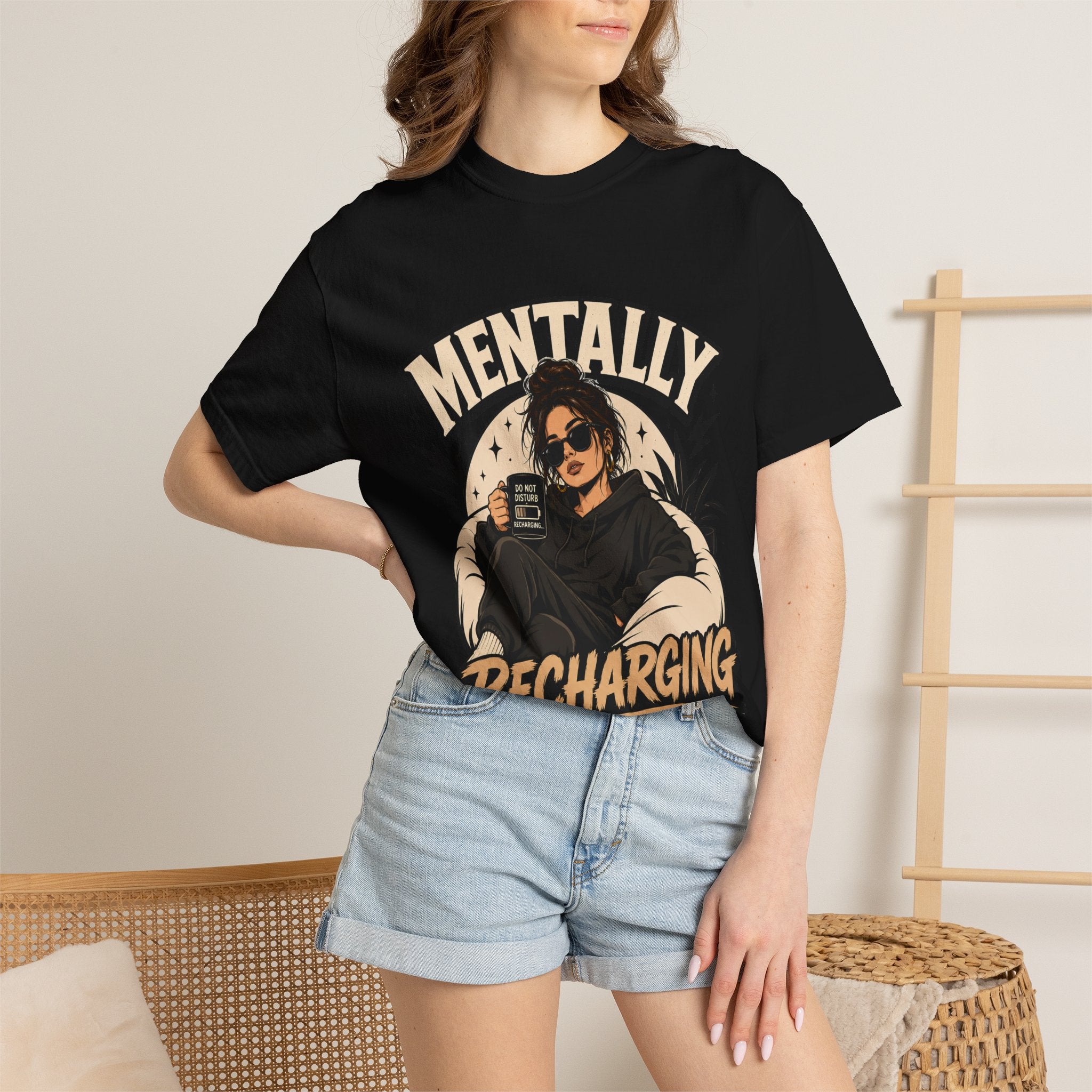 Mentally Recharging T-Shirt — Relaxation Graphic Tee