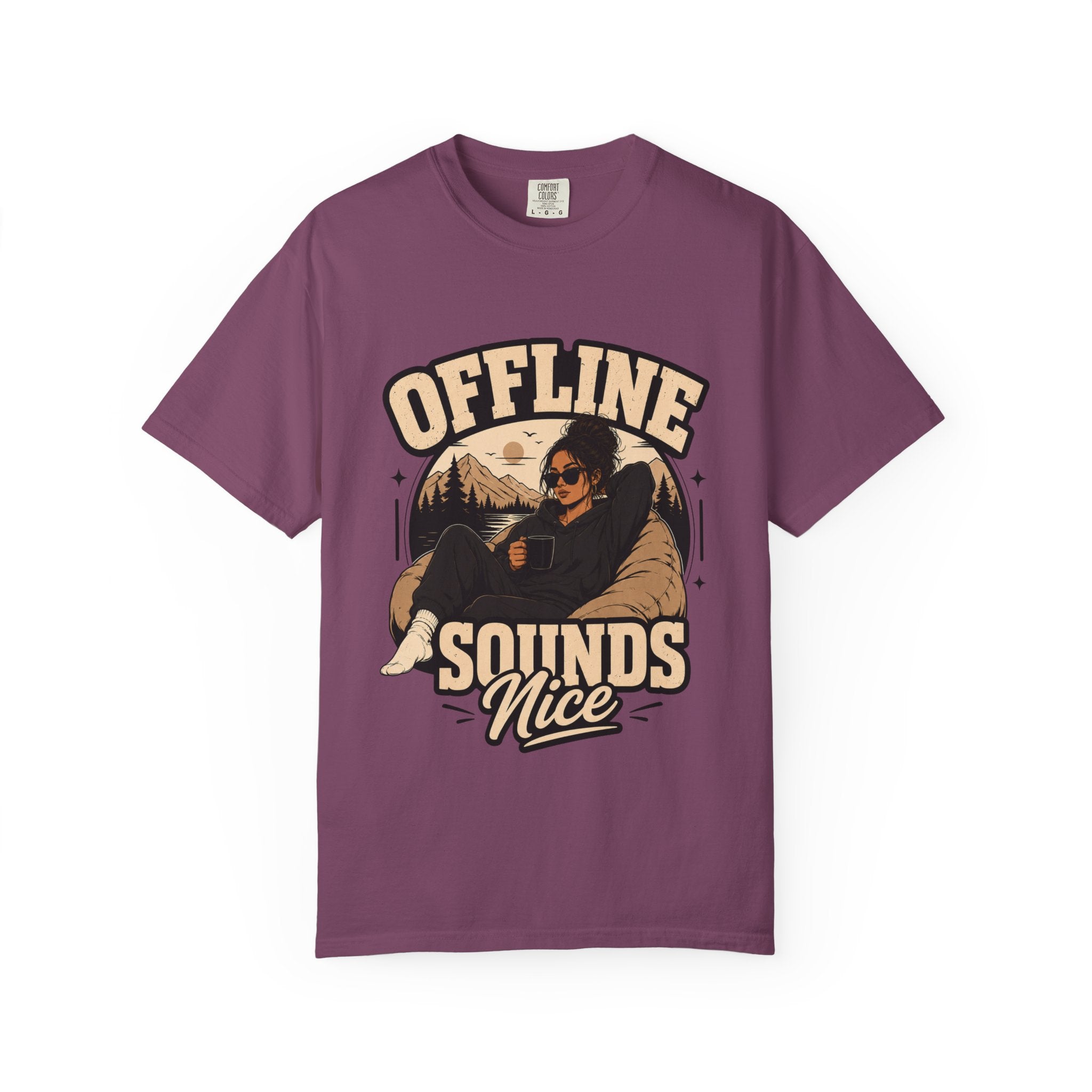 Offline Sounds Nice T-Shirt — Cozy Outdoor Graphic Tee