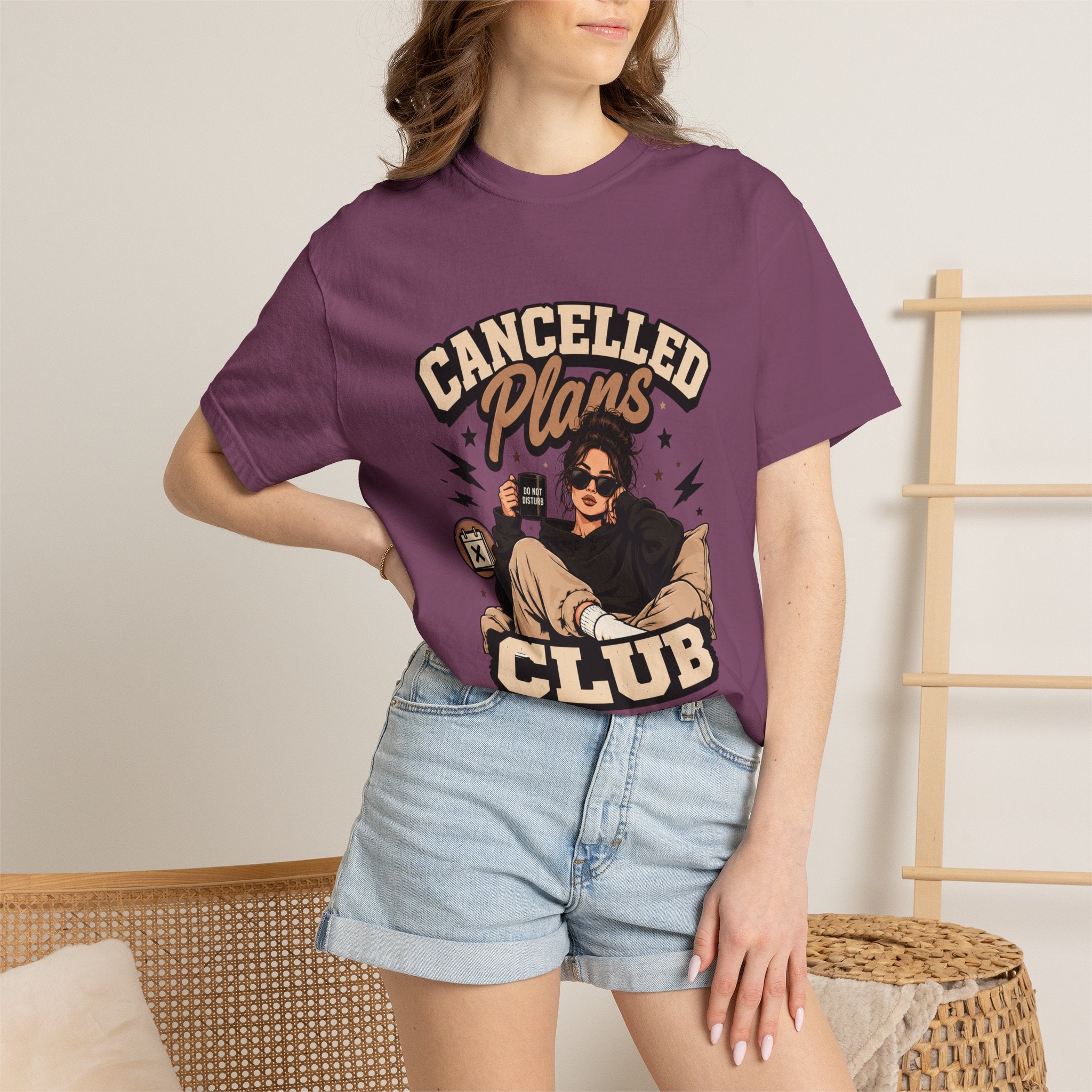 Cancelled Plans Club T-Shirt — Cozy Introvert Graphic Tee