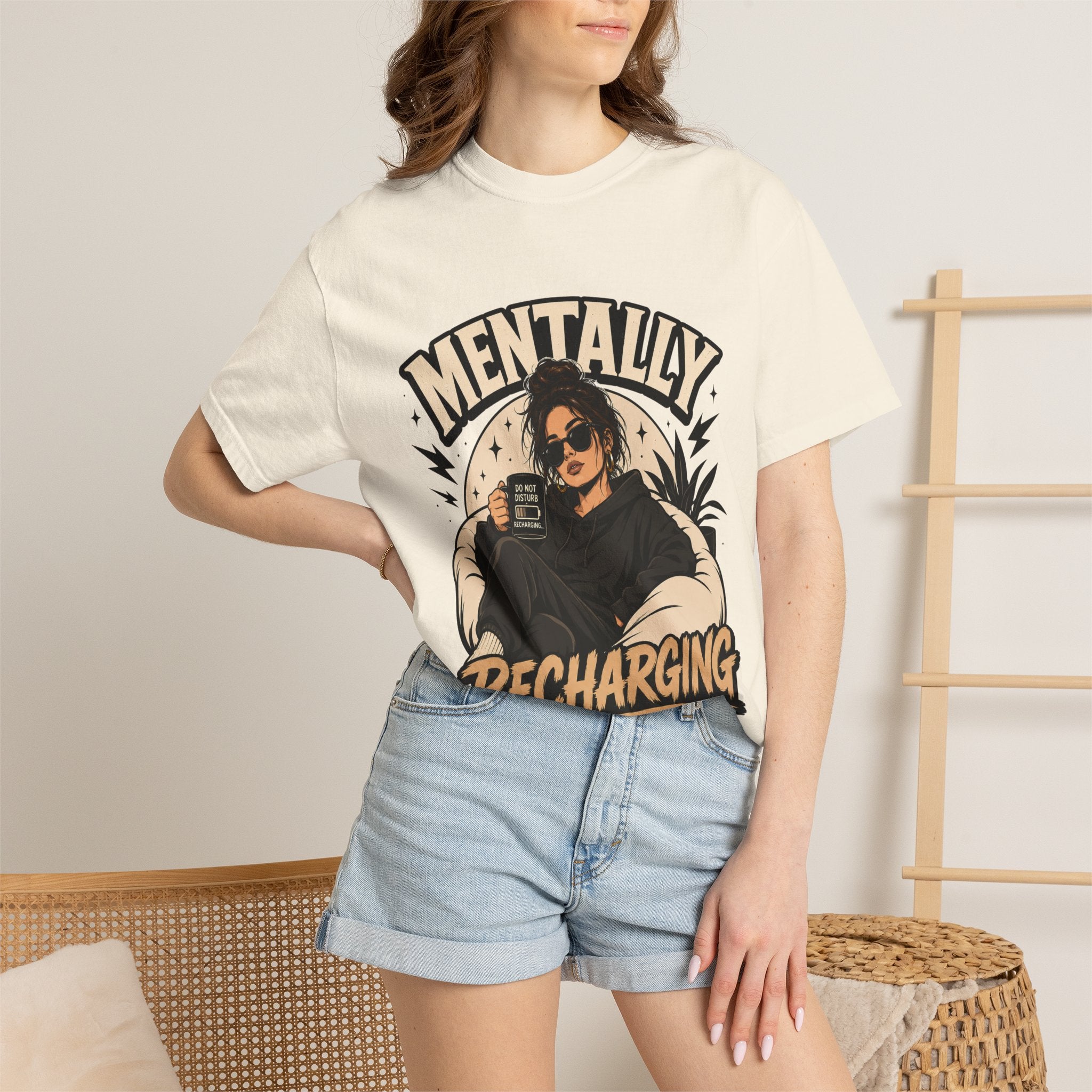 Mentally Recharging T-Shirt — Relaxation Graphic Tee