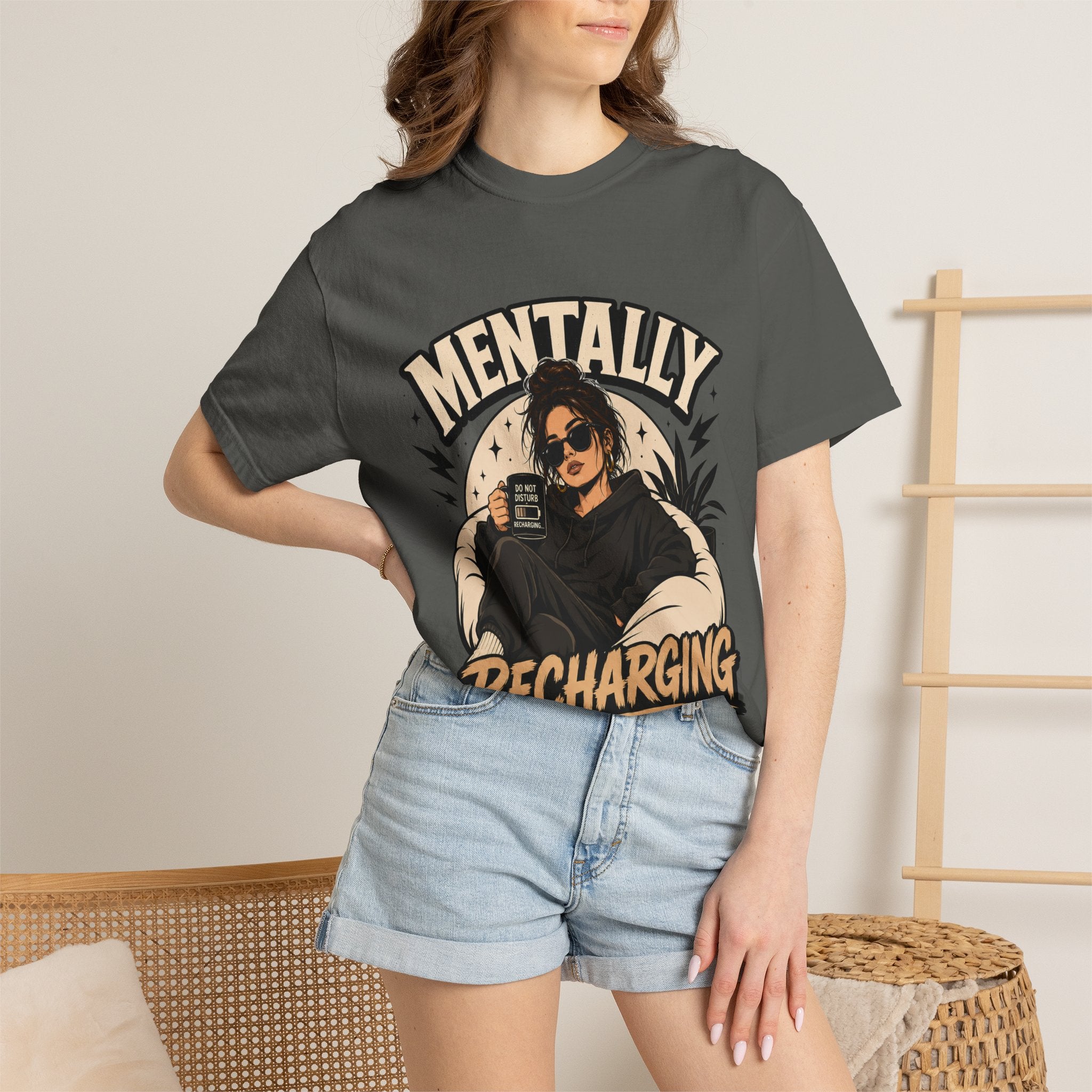 Mentally Recharging T-Shirt — Relaxation Graphic Tee