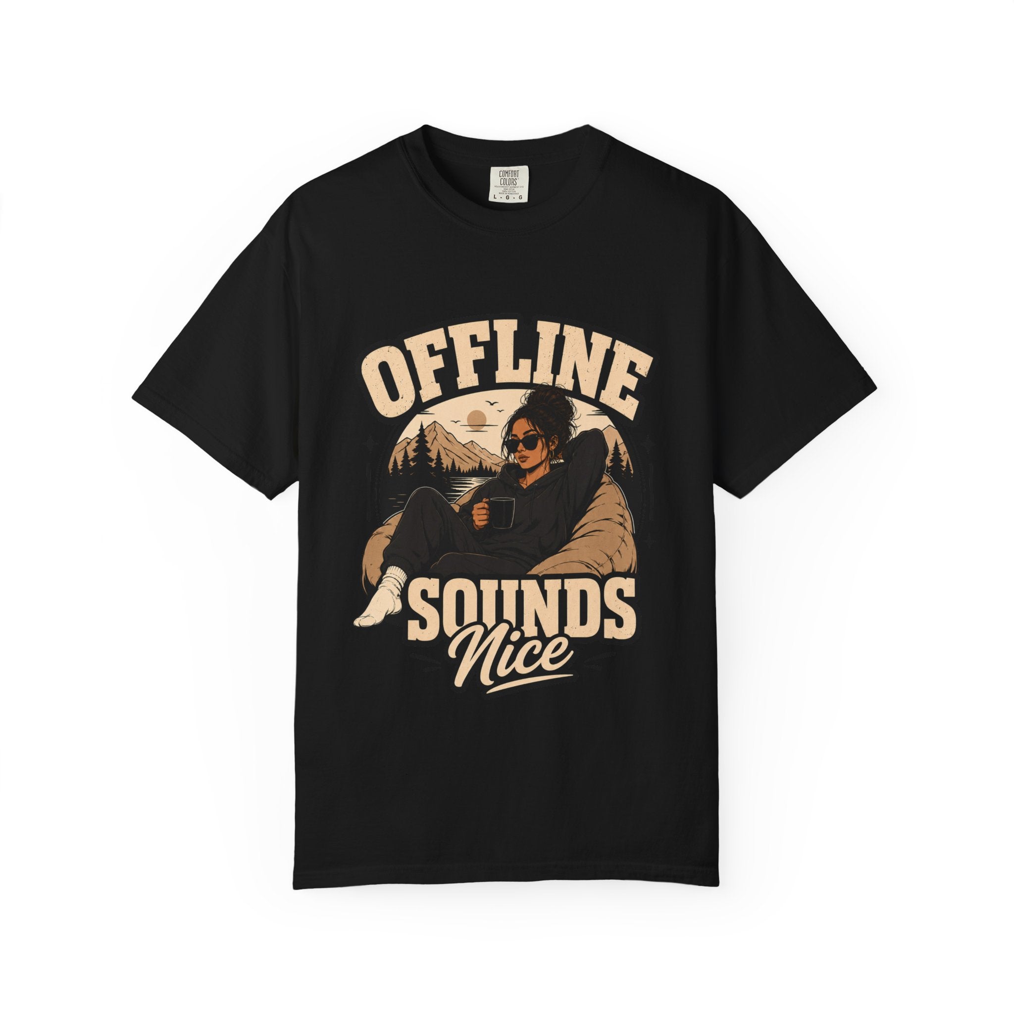 Offline Sounds Nice T-Shirt — Cozy Outdoor Graphic Tee