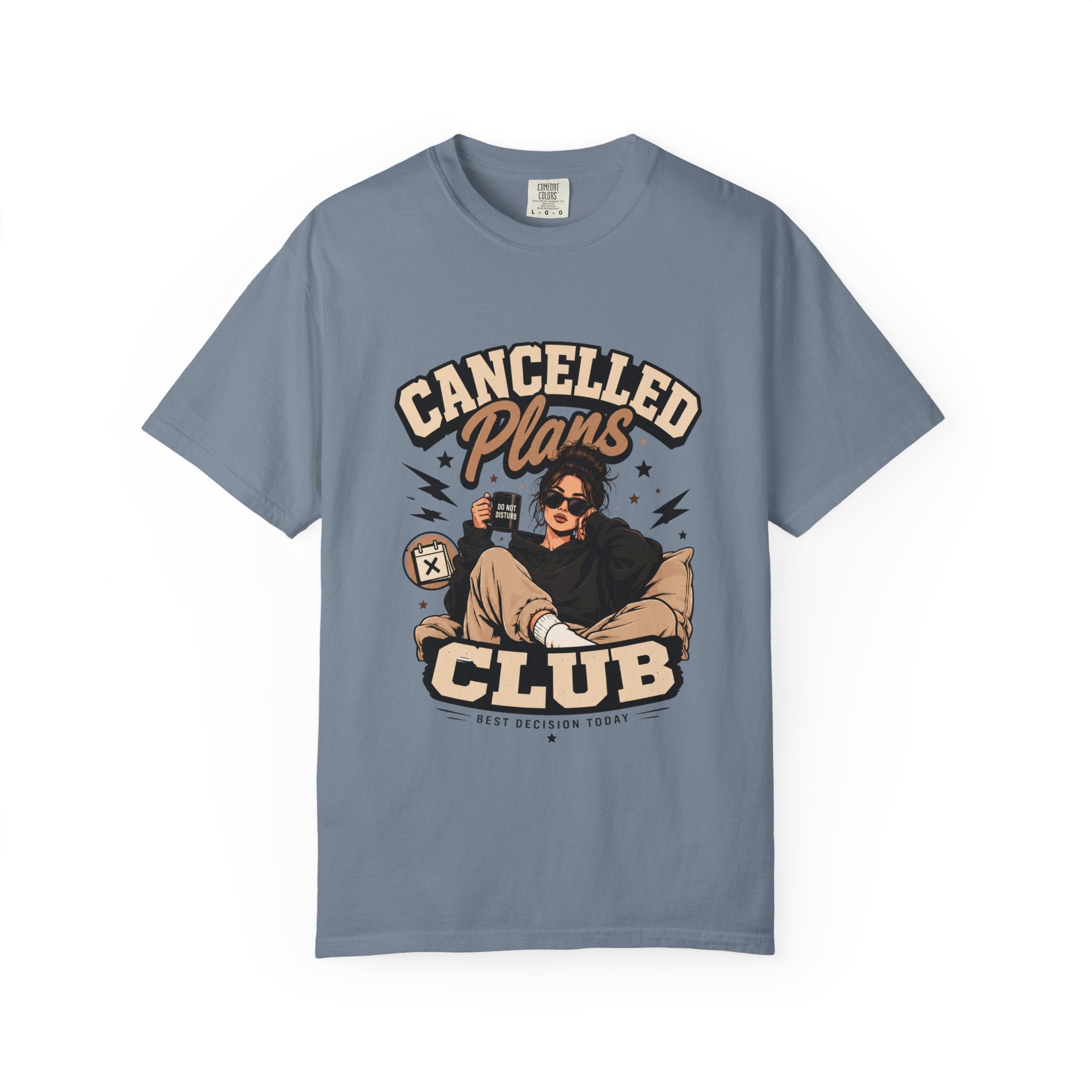 Cancelled Plans Club T-Shirt — Cozy Introvert Graphic Tee