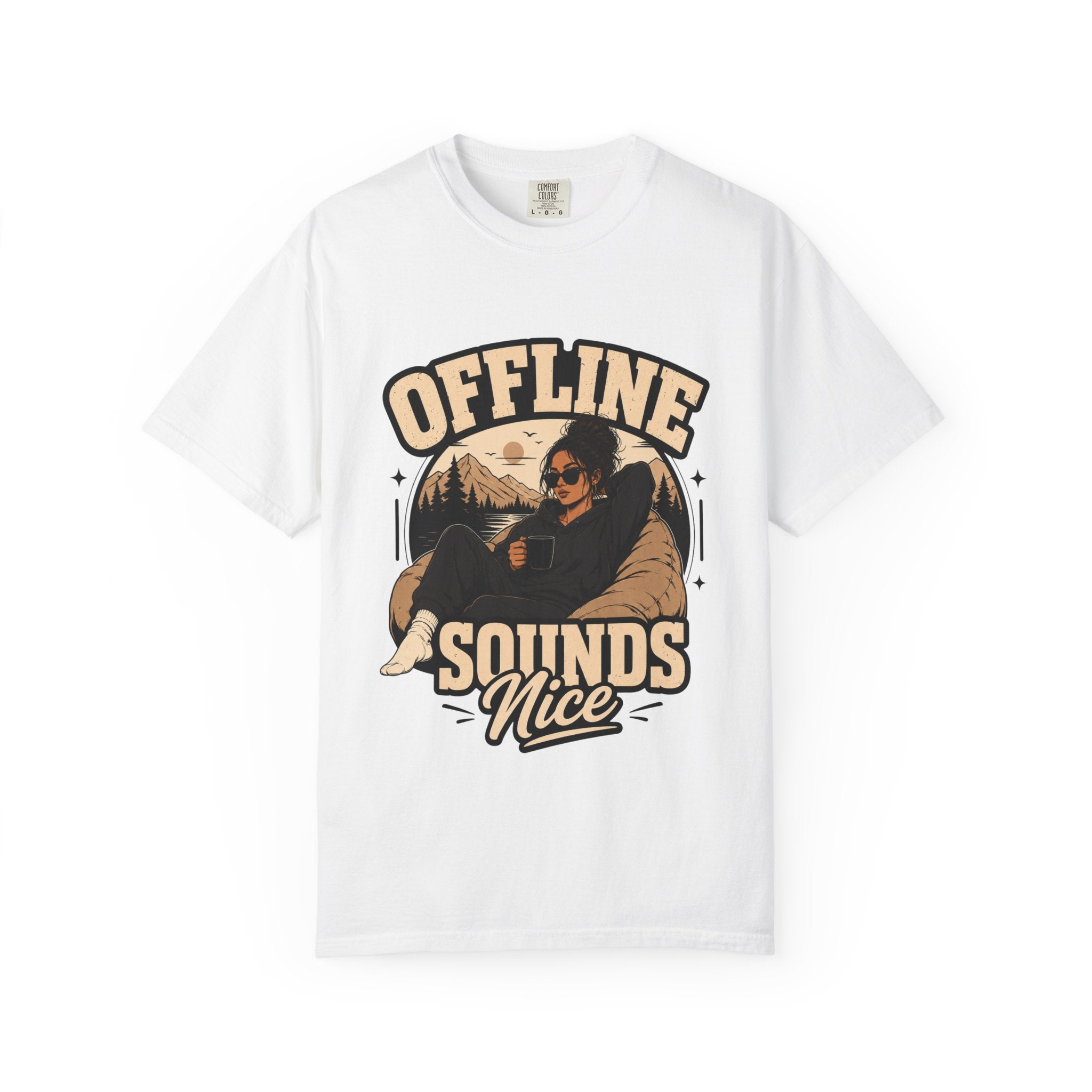 Offline Sounds Nice T-Shirt — Cozy Outdoor Graphic Tee