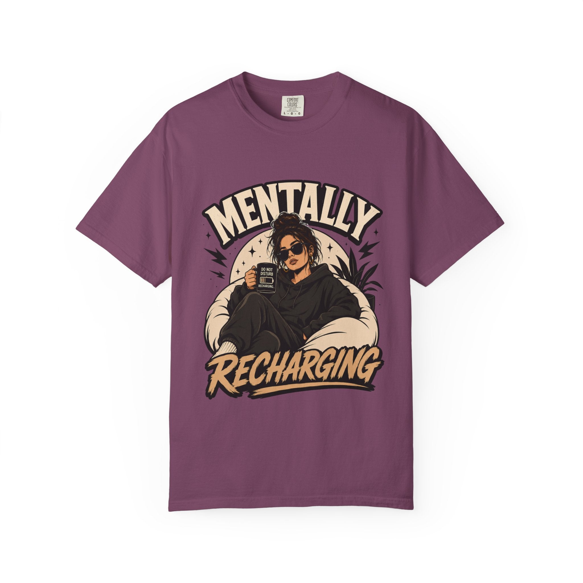 Mentally Recharging T-Shirt — Relaxation Graphic Tee