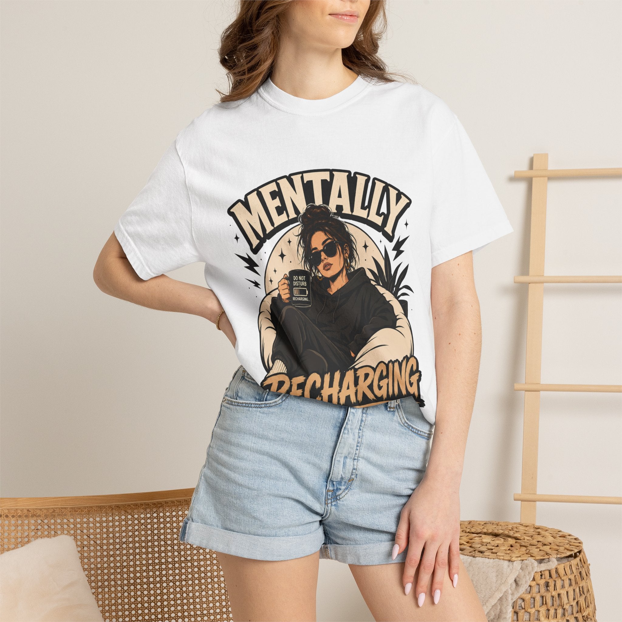 Mentally Recharging T-Shirt — Relaxation Graphic Tee